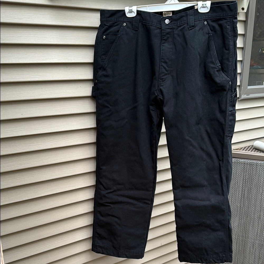 Men’s Black Snow Pants - Insulated/Lined Size 40x30